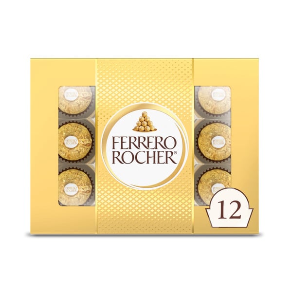 Candy, Chocolate & Gum Ferrero Rocher Premium Milk Chocolate Hazelnut, Chocolates for Gifting hero