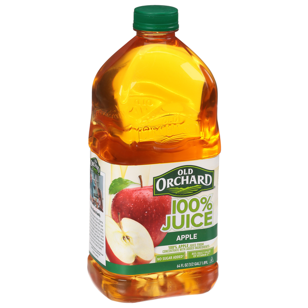 Juice & Nectars Old Orchard 100% Juice, Apple hero