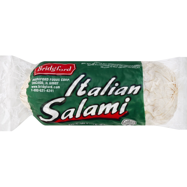 Specialty Packaged Deli Meats Bridgford Salami, Italian hero