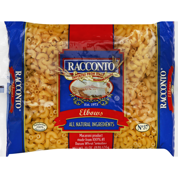 Dry Pasta Racconto Italian Foods Elbows hero