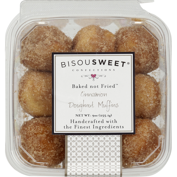 Breakfast Bakery Bisousweet Doughnut Muffins, Cinnamon hero