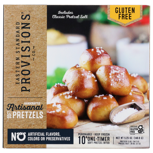 Crackers Eastern Standard Provisions Co. Gluten Free One-Timer Soft Pretzel Bites hero