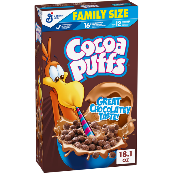 Cereal & Granola Cocoa Puffs Chocolate Breakfast Cereal with Whole Grains hero