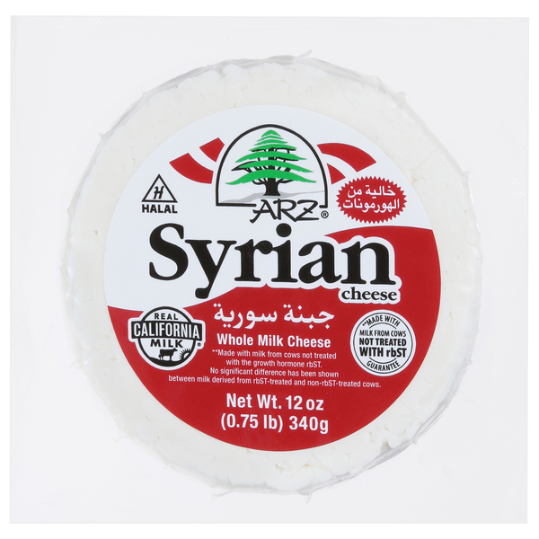 ARZ Cheese, Whole Milk, Syrian hero