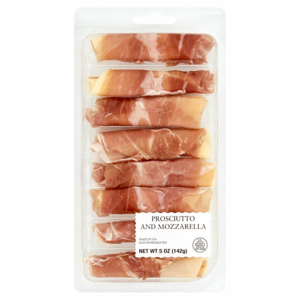 Packaged Meat Roll & Go Prosciutto And Mozzarella 8 Count 5 Oz hero