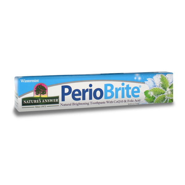 Oral Hygiene Nature's Answer PerioBrite Wintermint Toothpaste hero