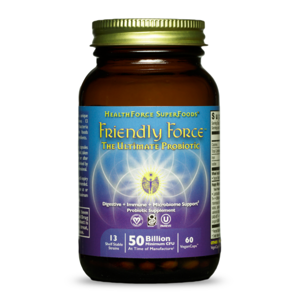 Dietary Supplements HealthForce SuperFoods Friendly Force Probiotic hero