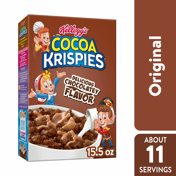 Cereal Kellogg’s Rice Krispies Treats Breakfast Cereal, Kids Snacks, Family Breakfast, Chocolatey Flavor hero