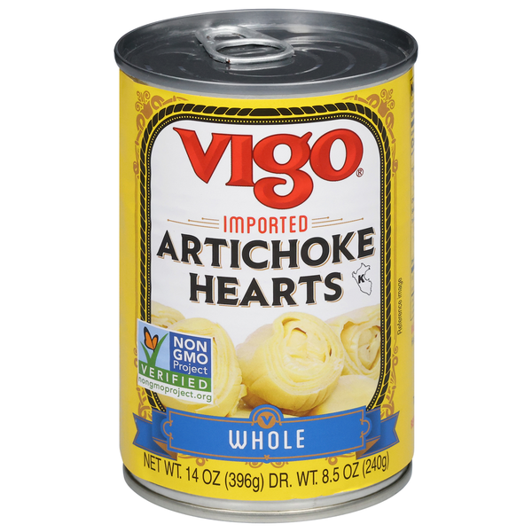 Canned & Jarred Vegetables Vigo Artichoke Hearts, Whole, Imported hero