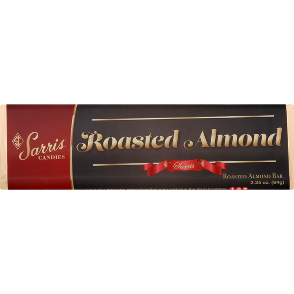 Candy & Chocolate Sarris Candies Pretzel Slims Bar, Roasted Almond hero