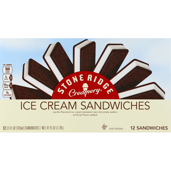 Ice Cream & Ice StoneRidge Meat & Country Market Ice Cream Sandwiches hero