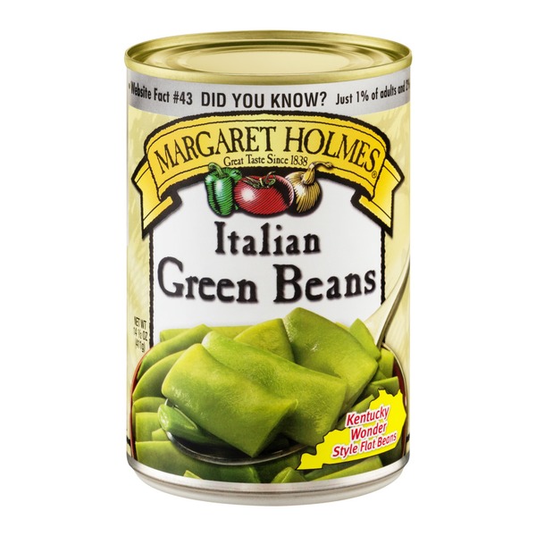 Canned & Jarred Vegetables Margaret Holmes Cut Italian Green Beans hero