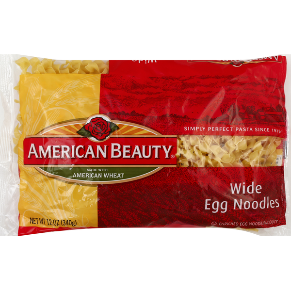 Dry Pasta American Beauty Egg Noodles, Wide hero