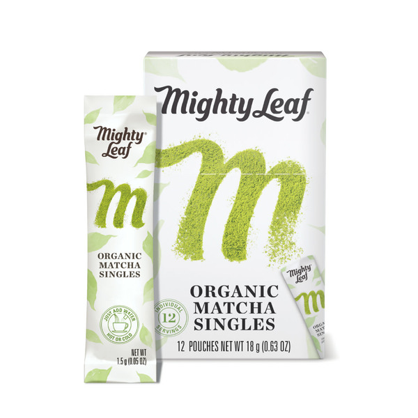 Tea Mighty Leaf Organic Matcha Tea Singles hero