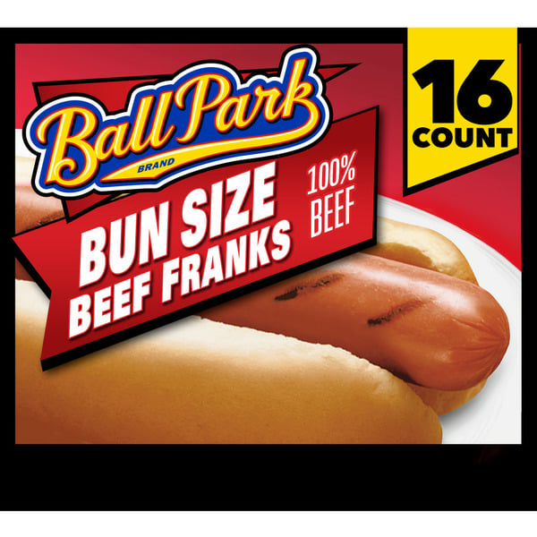 Hot Dogs & Sausage Ball Park Beef Hot Dogs hero