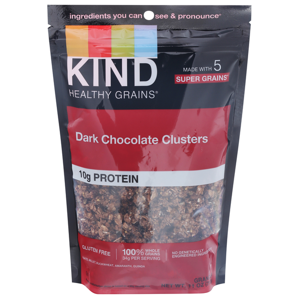 Cereal KIND Healthy Grains Clusters Dark Chocolate hero