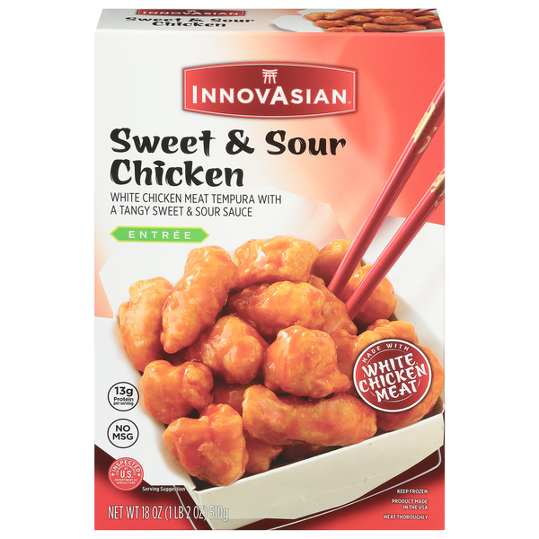 Frozen Meals InnovAsian Sweet & Sour Chicken, Frozen Multi-Serve Entrée hero