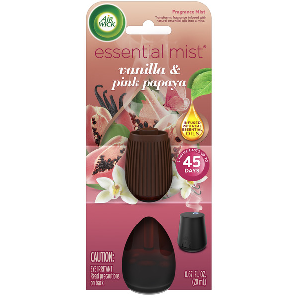 Air Fresheners & Candles Air Wick® Essential Mist 1 Refill, Vanilla & Pink Papaya, Essential Oils, Air Freshener hero