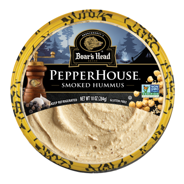 Boar's Head PepperHouse Smoked Hummus hero