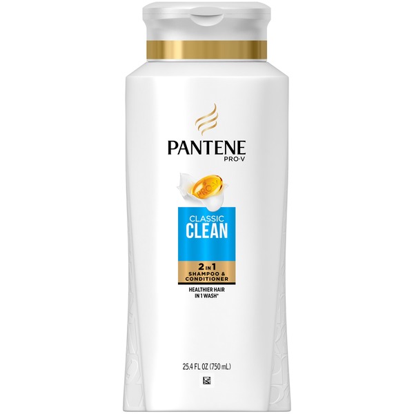 Hair Care Pantene Shampoo & Conditioner, 2 in 1, Classic Clean hero