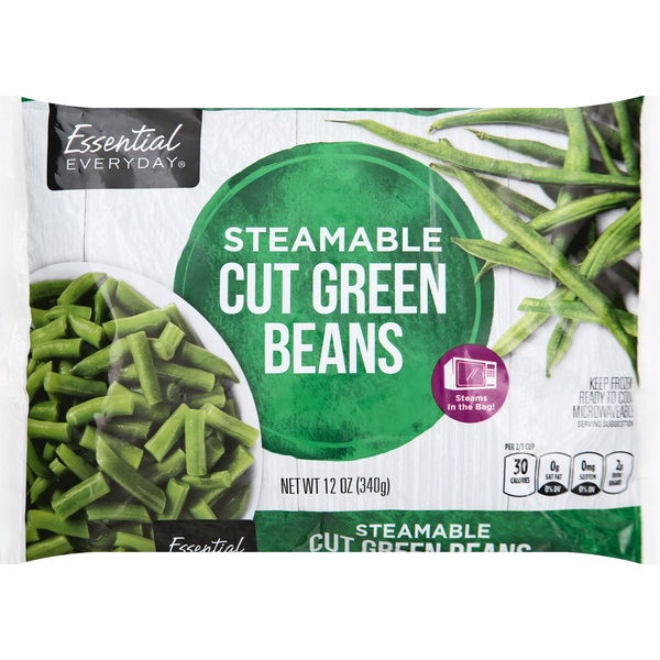 Frozen Produce Essential Everyday Green Beans, Cut, Steamable hero