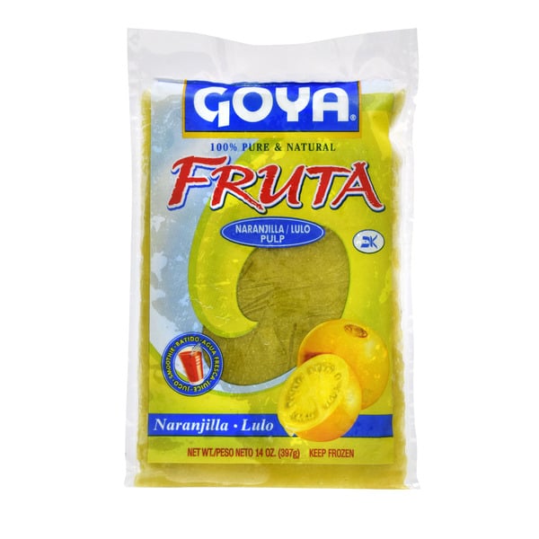 Frozen Juice Goya 100% Natural Naranjilla, Lulo, Pulp hero