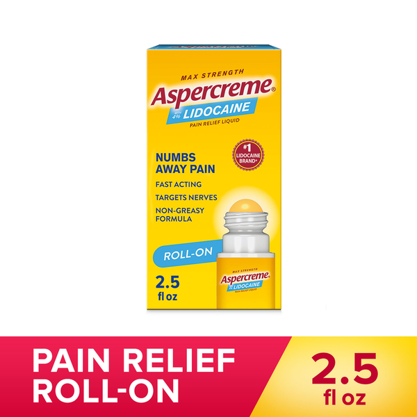 Pain Relief Aspercreme Lidocaine Pain Relief Roll-On hero