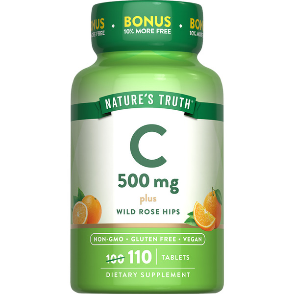 Vitamins & Supplements Nature's Truth Vitamin C Tablets hero