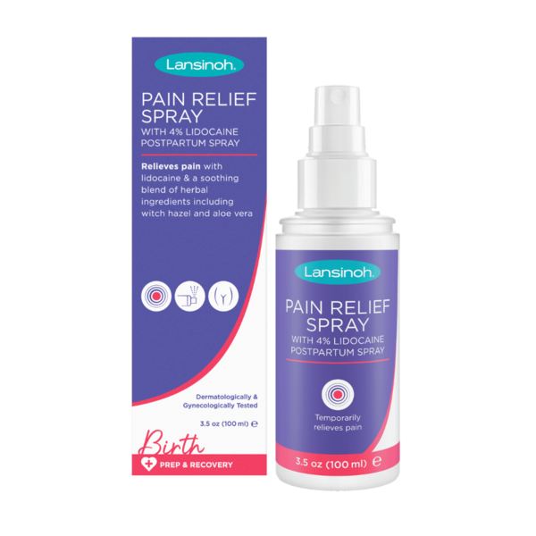 Lansinoh Pain Relief Spray, 4% Lidocaine hero