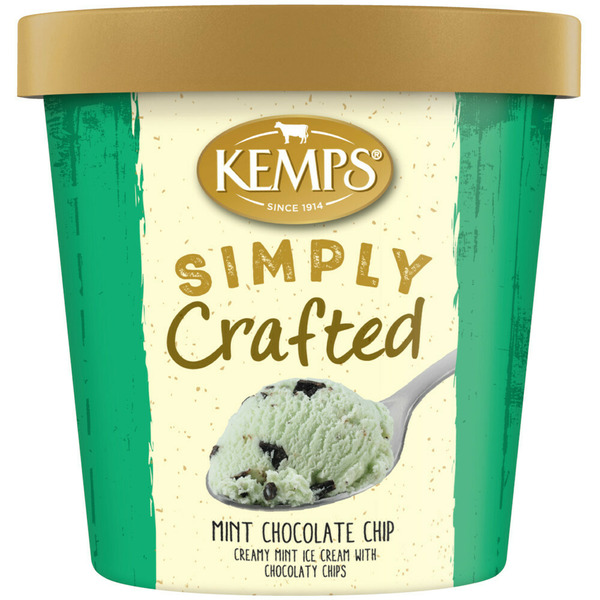 Ice Cream & Ice Kemps Simply Crafted Mint Chocolate Chip Ice Cream hero