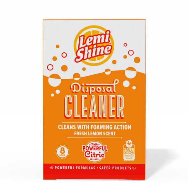 More Household Lemi Shine Disposal Cleaner, Fresh Lemon Scent hero