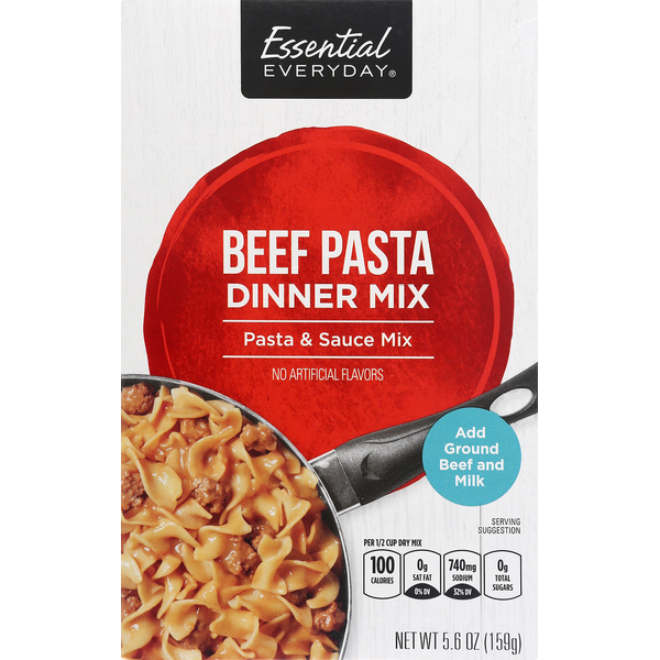 Instant Foods Essential Everyday Dinner Mix, Beef Pasta hero