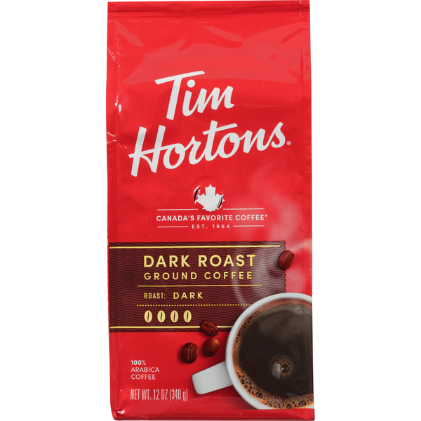 Coffee Tim Hortons Coffee, Ground, Dark Roast hero