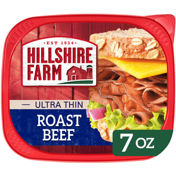 Packaged Lunch Meat Hillshire Farm Ultra Thin Sliced Lunchmeat, Roast Beef hero