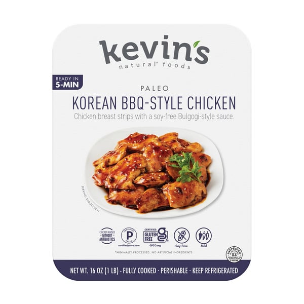 Packaged Poultry Kevin's Natural Foods Korean BBQ-Style Chicken hero