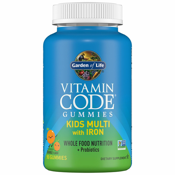 Garden of Life Vitamin Code Gummies Kids Multi With Iron hero