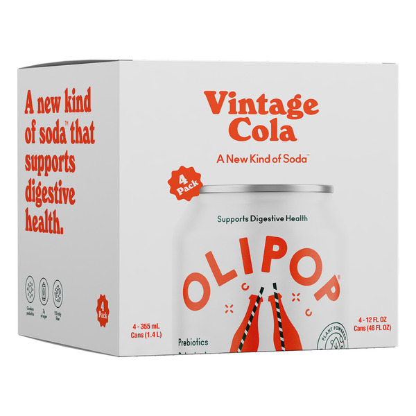 Soft Drinks OLIPOP Prebiotic Soda, Vintage Cola hero