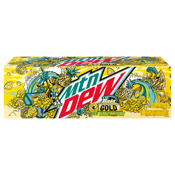 Soft Drinks Mountain Dew Baja Gold Soda hero