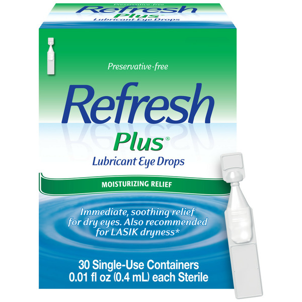 Eye & Ear Care Refresh Plus Lubricant Eye Drops Preservative-Free Tears hero