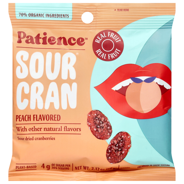 Patience Fruit & Co Sour Cran, Peach Flavored hero