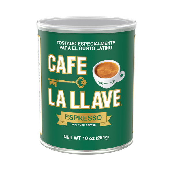 Coffee Café La Llave Espresso, Dark Roast, 100% Pure Coffee hero