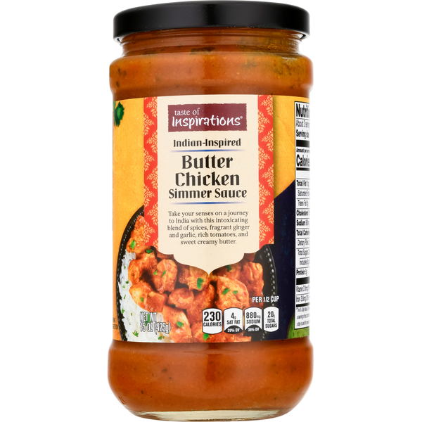 More International Foods Taste of Inspirations Simmer Sauce, Butter Chicken hero