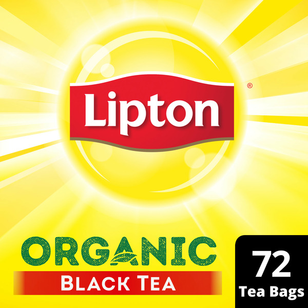 Tea Lipton Organic Black Tea Bags hero