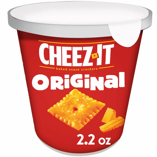 Cheez-It Cheese Crackers, Baked Snack Crackers, Original hero