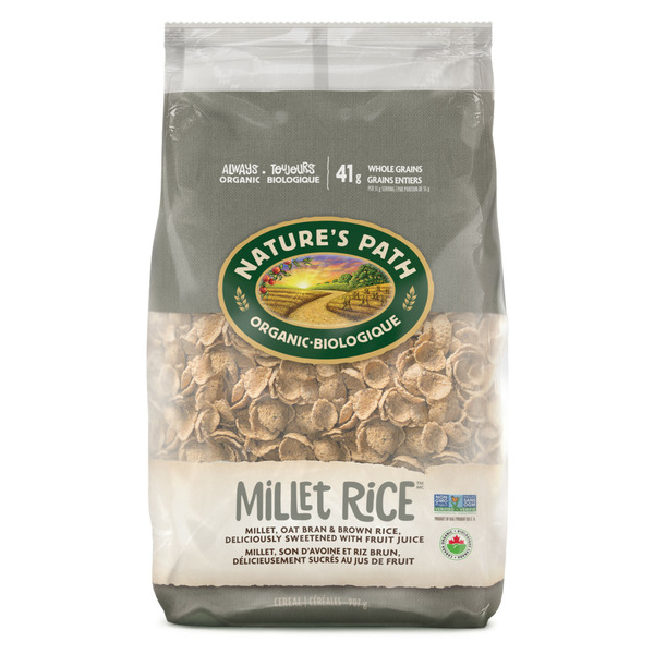 Cereal Nature's Path Millet Rice Flakes hero