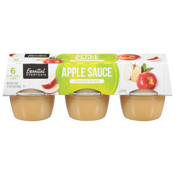 Canned Fruit & Applesauce Essential Everyday Apple Sauce, Unsweetened hero