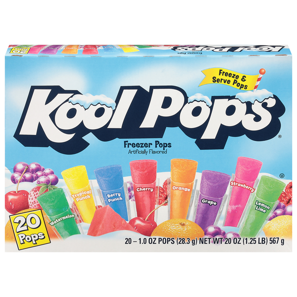 Ice Cream & Ice Kool Pops Freezer Pops hero