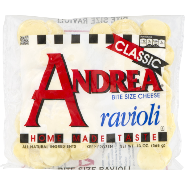 Frozen Meals Andrea Foods Ravioli Cheese hero