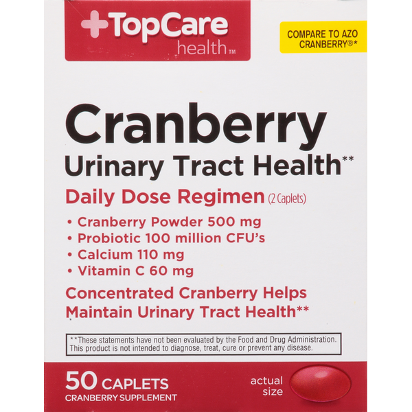 Vitamins & Supplements TopCare Cranberry, Caplets hero