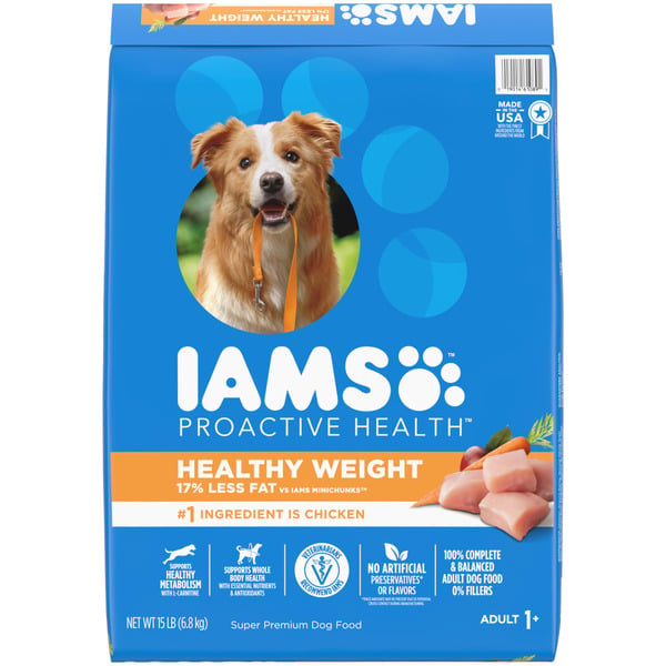 Dry Dog Food IAMS Proactive Health Healthy Weight Control Adult Dry Dog Food with Real Chicken hero